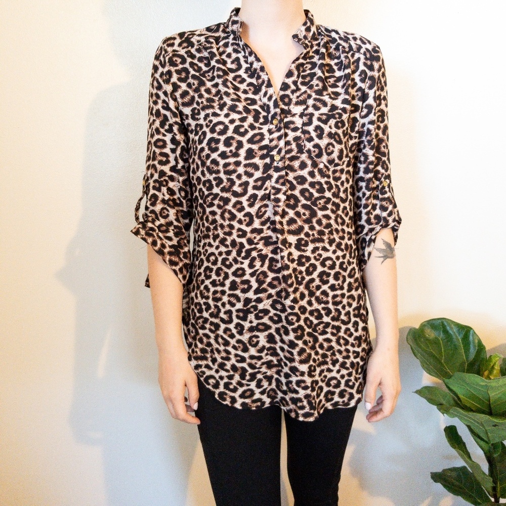 💕5/25$ Leopard Print Tunic